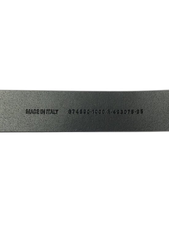 Balenciaga Logo Leather Belt 85 Black